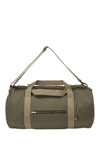 [141034-665-0] CANVAS DUFFLEBAG (DARK OLIVE)