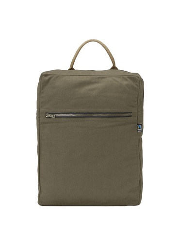 [141039-665-0] CANVAS DAYPACK (DARK OLIVE)