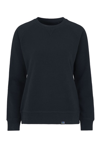 [141503-855-3] F. TERRY CREW NECK LADY (GOTS) (NAVY, XS)