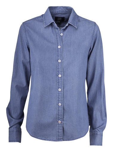 [352405-581-3] ELLENSBURG DENIM SHIRT WOMAN (DENIM BLUE, XS)