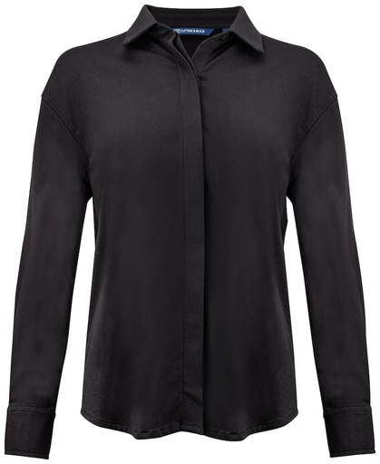 [352413-99-3] HEDLEY STRETCH SHIRT WOMAN (BLACK, XS)