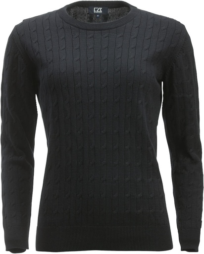 [355403-99-3] BLAKELY KNITTED SWEATER WOMAN (BLACK, XS)