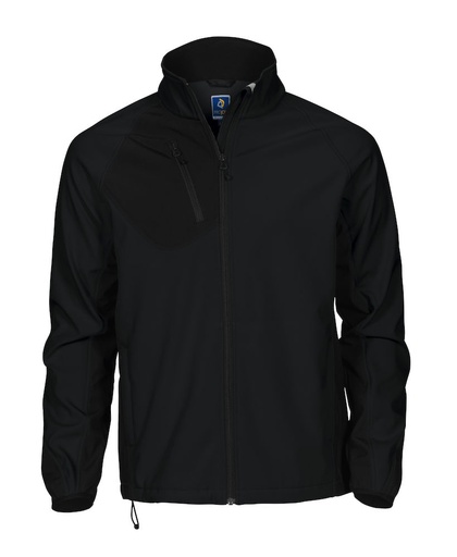 [642422-99-3] 2422 SOFTSHELL JACKET (BLACK - 99, XS)