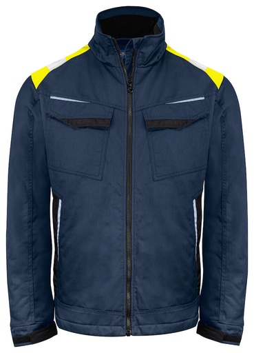 [645428-5810-3] 5428 JACKET PADDED (BLUE/YELLOW, XS)