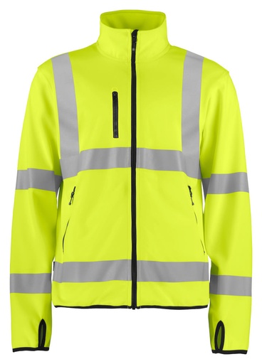 [646105-11-3] 6105 SOFTSHELL JACKET LITE (YELLOW/BLACK - 11, XS)