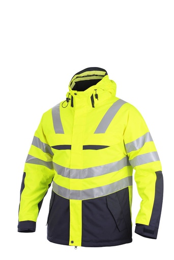 [646418-10-3] 6418 Jacket EN ISO 20471 Class 3 (YELLOW/NAVY - 10, XS)