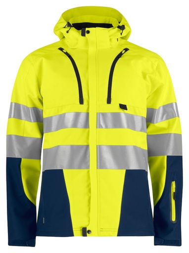 [646419-10-3] 6419 FUNCTIONAL JACKET EN ISO 20471 CLASS 3/2 (YELLOW/NAVY - 10, XS)