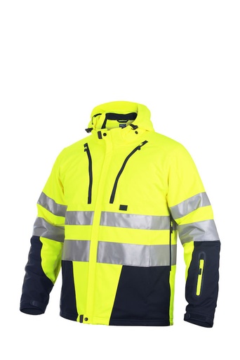 [646420-10-3] 6420 Functional Jacket EN ISO 20471 Class 3/2 (YELLOW/NAVY - 10, XS)