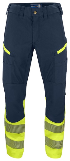 [646528-10-100] 6528 SERVICE PANT STRETCH  (YELLOW/NAVY - 10, 90/100 cm)