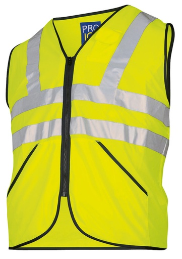 [646702-10-0] 6702 VEST HV EN 471 CLASS 3 (YELLOW/NAVY - 10)