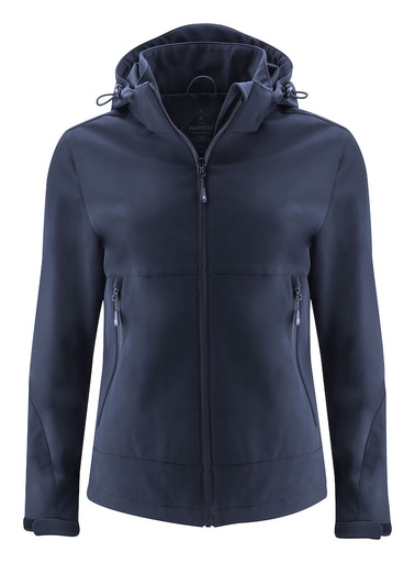 [2121040-600-3] LODGETOWN LADY SOFTSHELL (NAVY, XS)