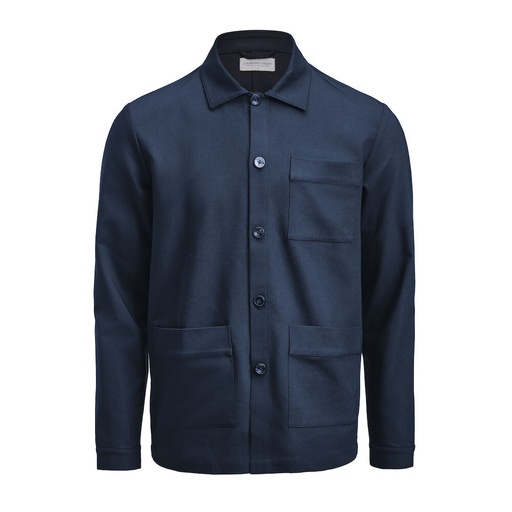 [2962101-600-2] PATCH POCKET OVERSHIRT (NAVY, XXS)