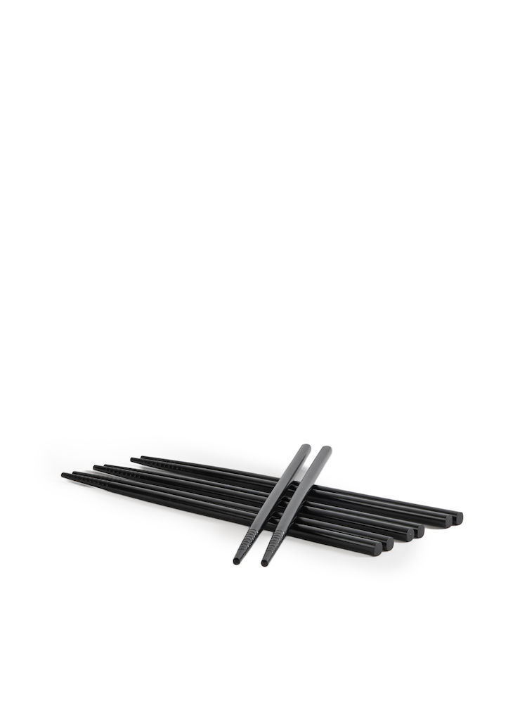 CHOPSTICK SET YAKI 4 SET/BOX, BLACK