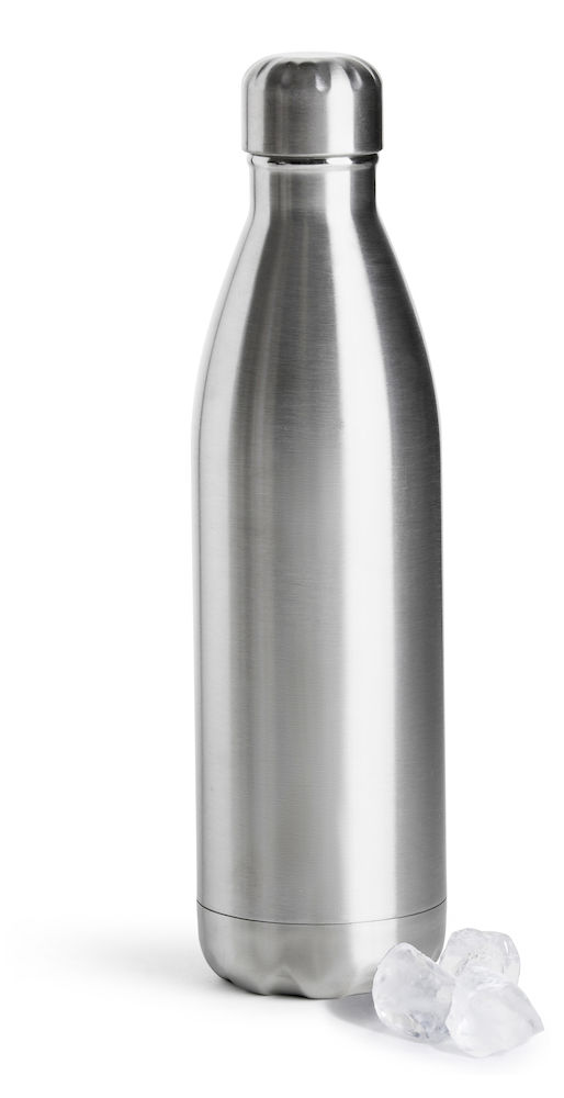 NILS STEEL BOTTLE METAL LARGE, 75CL 24/12 H