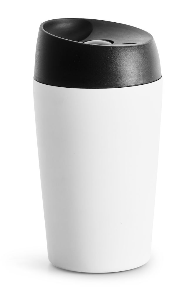 TRAVEL MUG WITH LOCKING FUNCTION WHITE 24 CL