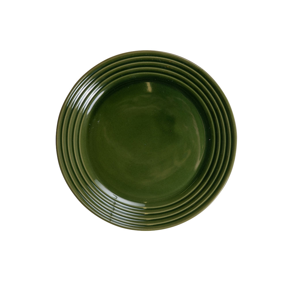 COFFEE & MORE SIDE PLATE, GREEN