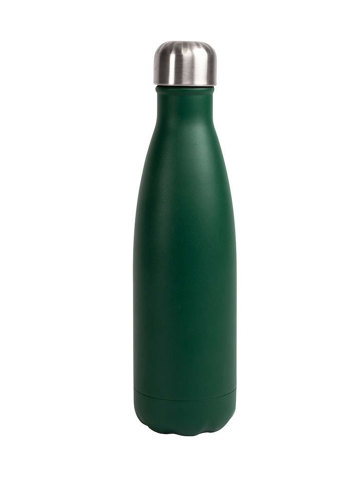 NILS STEEL BOTTLE POWDER COATED GREEN 12/24H, 50CL