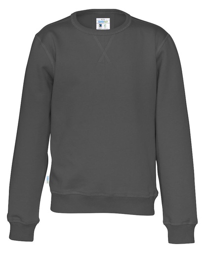 [141015-980-100] CREW NECK KID (CHARCOAL, 90/100 cm)