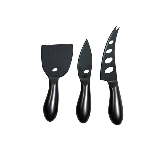 [5272200401] CHEESE KNIFE SET FORMAGGIO BLACK