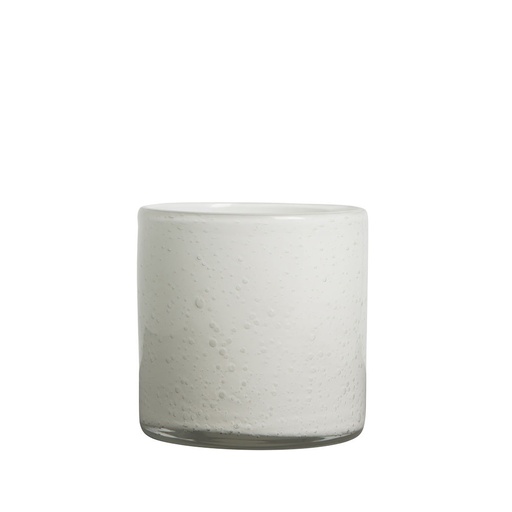 [5280600202] Vase/Candle holder Calore  M, White