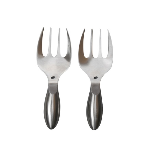 [5272200115] SALAD SERVER SET INSALATA SILVER