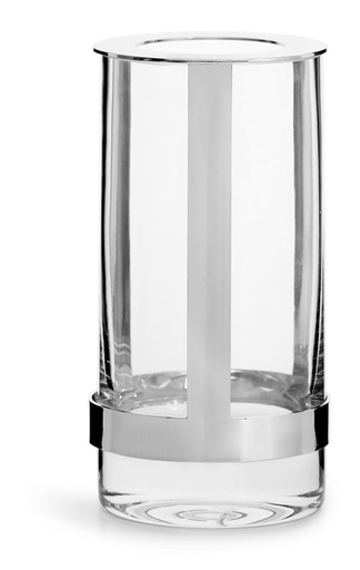 [5018037] HOLD VASE SMALL, SILVER