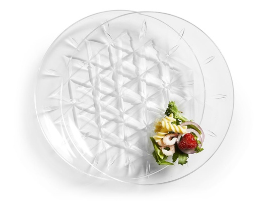 [5017896] PICKNICK DINNERPLATE 26CM 2-PAC, TRANSPARENT