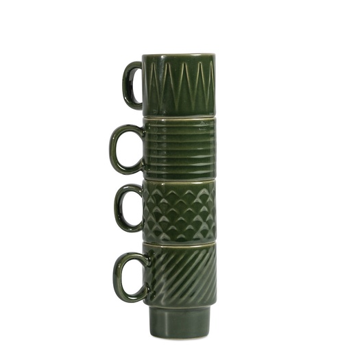 [5018287] COFFEE & MORE ESPRESSO CUP, GREEN