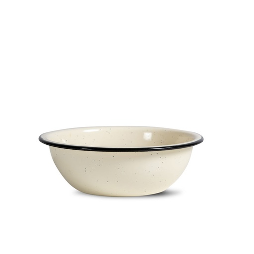 [5018176] DORIS ENAMEL BOWL, BEIGE