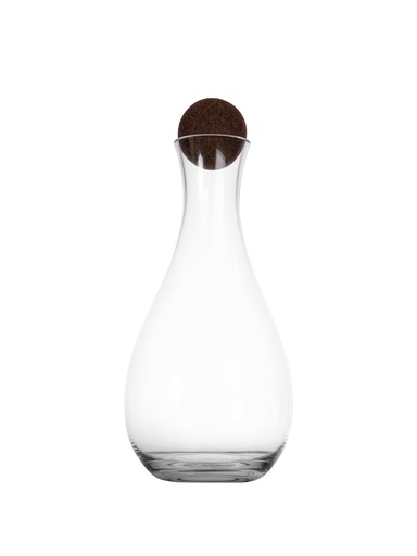 [5018325] NATURE WINE CARAFE WITH CORK STOPPER