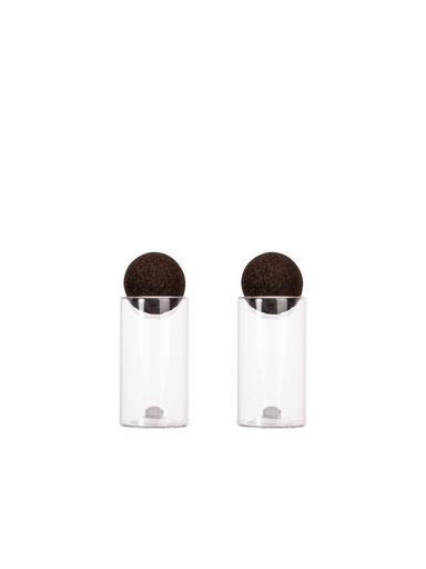 [5018327] NATURE SALT-AND PEPPER SET WITH CORK STOPPERS, 2-PACK