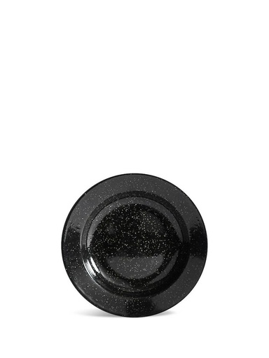 [5018414] DORIS ENAMEL PLATE, BLACK