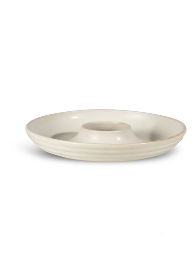 [5018422] ELLEN SERVING PLATE, OFF WHITE