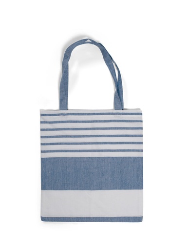 [5018470] ELLA HAMAM COTTON BAG, BLUE