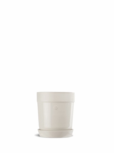 [5018488] ELISE HERB POT, WHITE